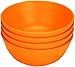 Green Eats 4 Pack Snack Bowl, Orange