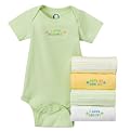 Gerber 5pk Short Sleeve Onesies - Green