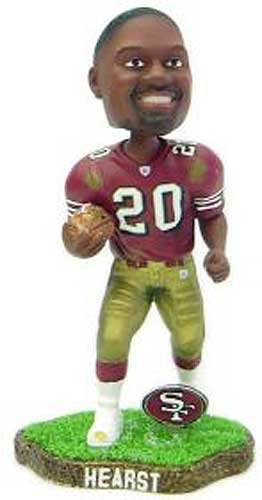 San Francisco 49ers Garrison Hearst Game Worn Forever Collectibles Bobble Head