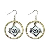 Tampa Bay Rays - MLB Floating Logo Hoop Earrings
