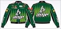 Dale Earnhardt Jr #88 AMP Energy Mountain Dew National Guard JH Design Green Jacket Size 2XL