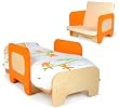P'kolino Toddler Bed and Chair, Orange