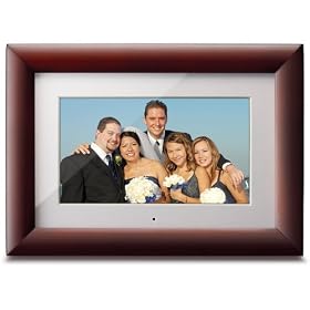 ViewSonic VFM1024W-11 10-Inch Digital Media Frame -Features Music, Video and Photos with High Resolution 1024x600 (Cherry wood)