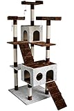 Fire Sale Carb-certified Merax Cat Tree Cat Tower House with Condo Scratching Post (Design-NO.1)