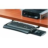 Fellowes Office Suites Underdesk Keyboard Drawer, Black/Silver (9140303)