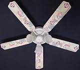 Ceiling Fan Designers 52FAN-MLB-PHI MLB Philadelphia Phillies Baseball Ceiling Fan 52 In.