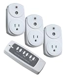 Woods 13568 Indoor 3-Outlet Wireless Remote Converter Kit