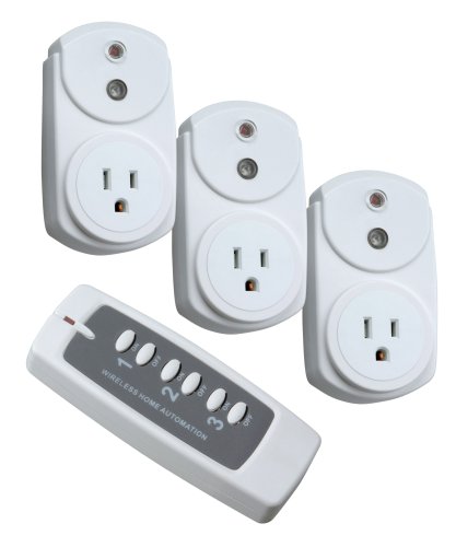 Click for more details on Woods 13568 Indoor 3-Outlet Wireless Remote Converter Kit