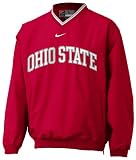 Ohio State Buckeyes Nike Red Classic Windshirt White O