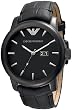 Armani Classic Collection Date Window Black Dial Men's Watch - AR0496