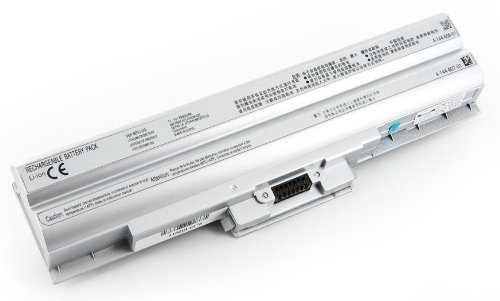 Replacement Battery for Sony Vaio VGN-BZ11EN [No BIOS Update Required] Tech Rolling stone� Max-Life Series 9-Cell [High-Province] [Silver] [Plug-and-Play]