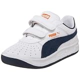 PUMA Toddler/Little Kid GV Monaco V Sneaker,White/Insignia/Orange,2.5 M US Little Kid