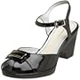 Stonefly Women's Bali 6 Peep Toe Sandal,Black,41 EU (US Women's 11 M)