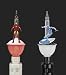 Club Pack of 12 Iron Man & Silver Surfer Marvel Hero Bubble Night Lights