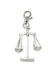 Rembrandt Charms Scales of Justice Charm with Lobster Clasp