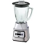 Oster BCBG08-C 6-Cup Glass Jar 8-Speed Blender, Brushed Nickel