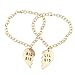 LUX ACCESSORIES Big Sis Lil Sis BFF Best Friends Forever Sisters Family Matching Bracelet Set