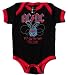 Toddler and Infant AC/DC Fly On the Wall One Piece Baby Suit in Black