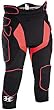 Empire Grind Pro ZN Pants Youth Paintball Slider Shorts - Black / Red