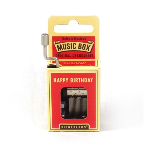 Music Box Happy Birthday By Kikkerland