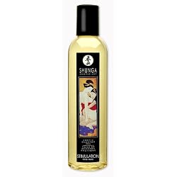 Shunga Stimulation Peach Erotic Massage Oil Duo Sex Toy Kit