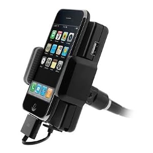 FM Transmitter + Car Charger + Holder ~Remote Included!~ for iPhone 3GS 3G iPod Touch! 4GB, 8GB, 16GB, 32GB, 64GB, 120GB, 160GB