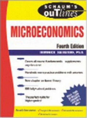 Cover image : Schaum's Outline of Microeconomics (Schaum's Outlines)