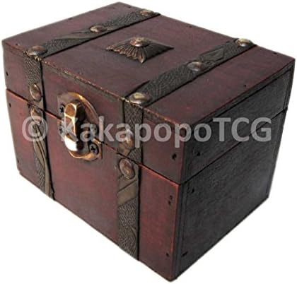 S03 Wood Single Deck Box for Protector Sleeve Trading Cards TCG Ultra Pro MTG Magic the Gathering Pokemon YGO Yugioh Vanguard Dungeons and Dragons EDH Commander
