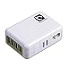 IC ICLOVER 4-Port USB Charger Adapter USB Desktop High Speed Charging Station with Adaptable Plug for iPhone iPad Samsung Kindle iPod-Universal Travel/Wall Charger For 5V USB-Charged Devices