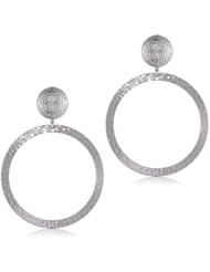 Yochi Grand Hammer Hoop Earrings