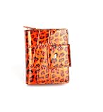 Portemonnaie en cuir femme, orange Jaguar, Anthoni Crown
