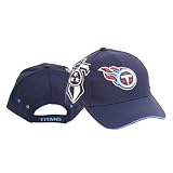 Tennessee Titans Side Panel Logo Adjustable Baseball Hat - Navy