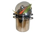 Best sale price for Excelsteel 12 Quart 18/10 Stainless Steel 4 Piece Muti-Cookware Set With Encapsulated Base. Free Shipping.