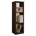 Way Basics Cube Plus Eco-Friendly Modern 3-Shelf Storage Unit, Espresso Wood Grain
