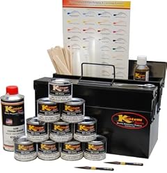 PINSTRIPERS 10-COLOR STARTER BOX KIT WITH KUSTOM SHOP PINSTRIPE PAINT