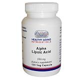 Healthy Aging Nutraceuticals Alpha Lipoic Acid 250 Mg 120  Veg Capsule