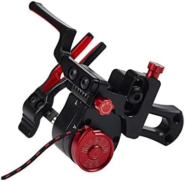 Ripcord Technologies Ace Micro Archery Rest, Red, Left Hand