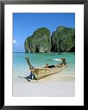 Ao Maya, Phi Phi Le, Ko Phi Phi, Krabi Province, Thailand, Southeast Asia Photography Framed Art Poster Print by Bruno Morandi, 25x31