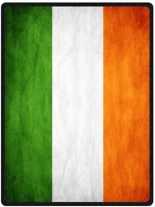Generic Personalized Irish Flag Classic Design Fleece Throw Blanket 58" x 80"