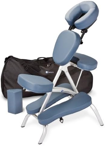 Earthlite Vortex Portable Massage Chair Package NS Mystic Blue by Earthlite Massage Tables