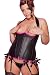 Leather Cupless 'Ophelia' Corset 