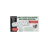5 Way Socket Plug Adaptor with surge protection