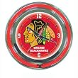 NHL Chicago Blackhawks Neon Clock - 14 inch Diameter