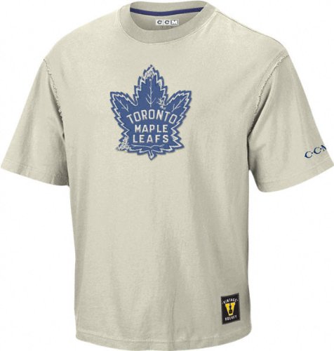 Buy Toronto Maple Leafs -Putty- Vintage Logo Soda Rubber Shirt