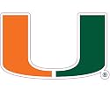 Miami Florida Hurricanes Car Magnet Decal (12 -inch)