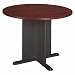 Bush Furniture Round Conference Table, Hansen Cherry/Galaxy