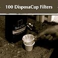 Cheap Deals on DisposaCup Filters - 100 Disposable Replacement Filters for Use in DisposaCups and others - Box of 100 Filters - FREE PRIME SHIPPING
