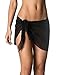 THE MESH KING Coqueta Swimwear Mini Sexy Chiffon Cover up Beach Sarong Pareo Canga Swimsuit Wrap