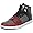 Black/Burgundy/Grey Wool