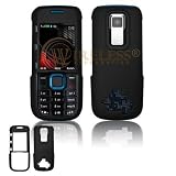 Black Rubber Feel Snap-On Cover Hard Case Cell Phone Protector for Nokia 5130 XpressMusic